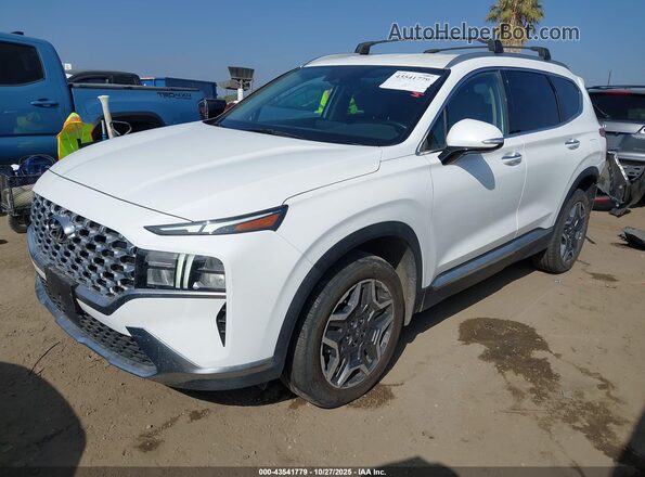 KM8S6DA24NU018916 2022 HYUNDAI SANTA FE PLUG-IN HYBRID Белый 