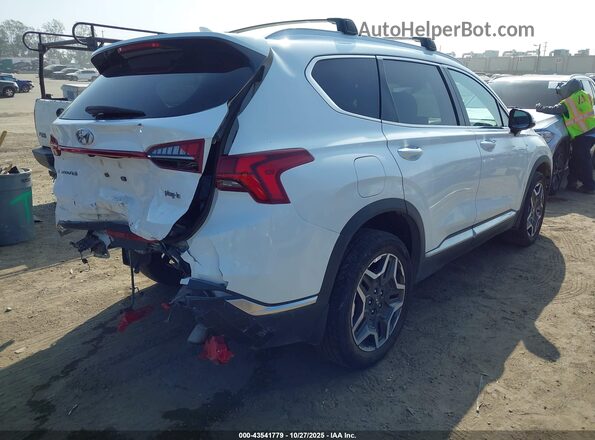 KM8S6DA24NU018916 2022 HYUNDAI SANTA FE PLUG-IN HYBRID Белый 
