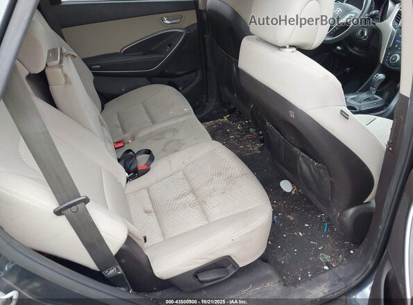 KM8SMDHFXGU151648 2016 HYUNDAI SANTA FE Blue Vista de la etiqueta del VIN