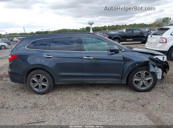 KM8SMDHFXGU151648 2016 HYUNDAI SANTA FE Blue Vista interior trasera