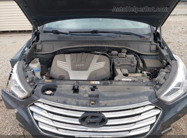 KM8SMDHFXGU151648 2016 HYUNDAI SANTA FE Blue Vista trasera