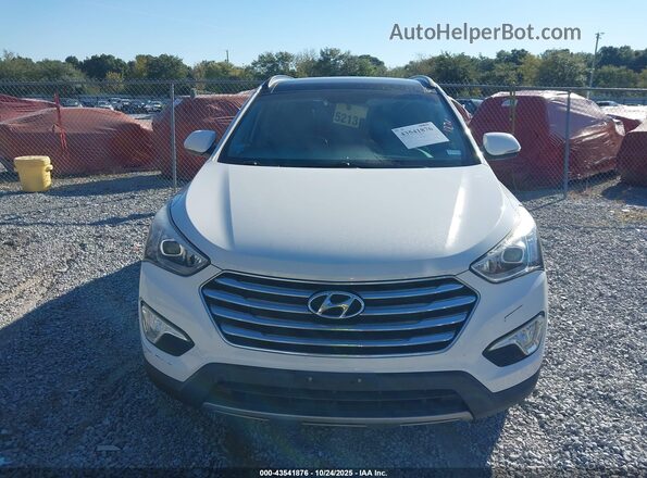 KM8SR4HF8GU132890 2016 HYUNDAI SANTA FE White 