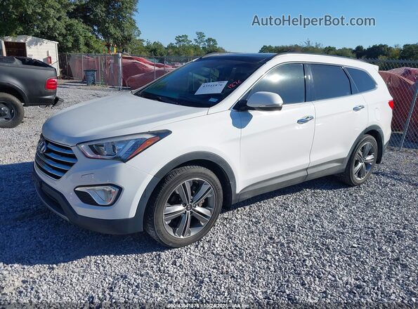 KM8SR4HF8GU132890 2016 HYUNDAI SANTA FE White 
