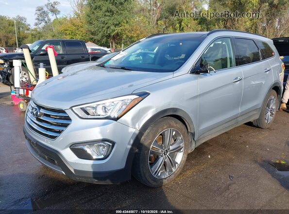 KM8SRDHF2GU133548 2016 HYUNDAI SANTA FE Silver Przód lewy