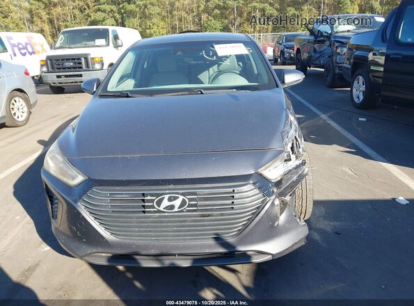 KMHC05LC1JU060715 2018 HYUNDAI IONIQ HYBRID Gray Widok zestawu wskaźników