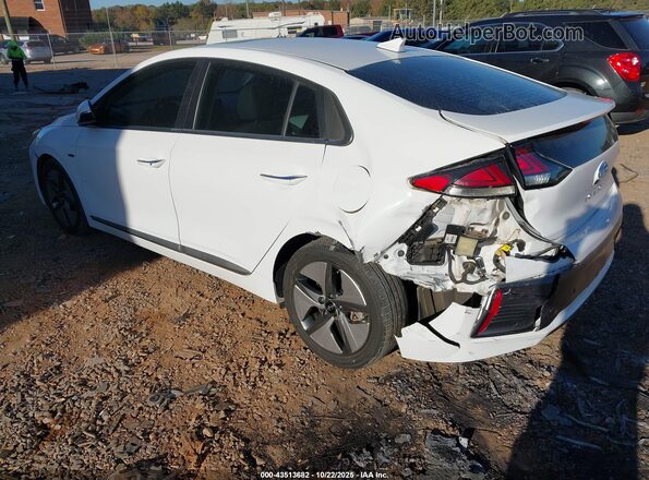 KMHC05LC6LU210062 2020 HYUNDAI IONIQ HYBRID White Հետևի ձախ