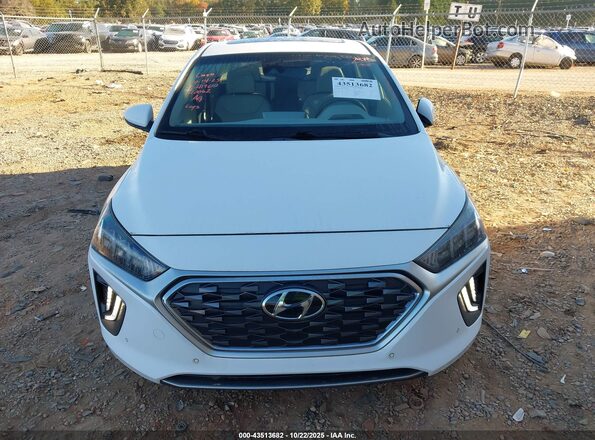 KMHC05LC6LU210062 2020 HYUNDAI IONIQ HYBRID White Սարքավորումների վահանակի տեսք