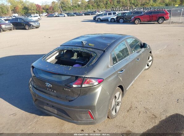 KMHC05LC7MU254282 2021 HYUNDAI IONIQ HYBRID Gray 