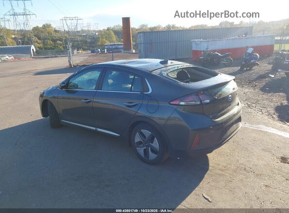 KMHC05LC7MU254282 2021 HYUNDAI IONIQ HYBRID Gray Задня ліва чверть