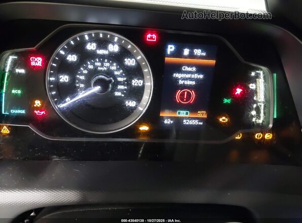 KMHC65LC1NU271790 2022 HYUNDAI IONIQ HYBRID Black Հետևի նստատեղերի տեսք
