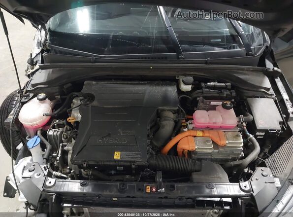 KMHC65LC1NU271790 2022 HYUNDAI IONIQ HYBRID Black Հետևի տեսք