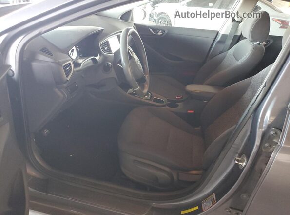 KMHC65LC8JU066476 2018 HYUNDAI IONIQ Charcoal Vista interior delantera