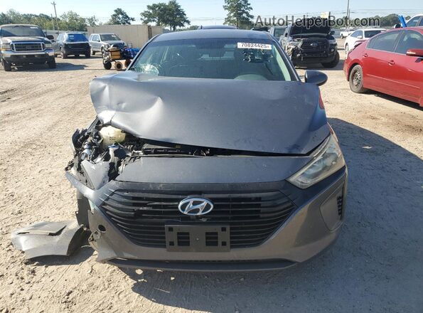 KMHC65LC8JU075324 2018 HYUNDAI IONIQ Серый Вид спереди