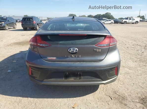 KMHC65LC8JU075324 2018 HYUNDAI IONIQ Серый Вид сзади
