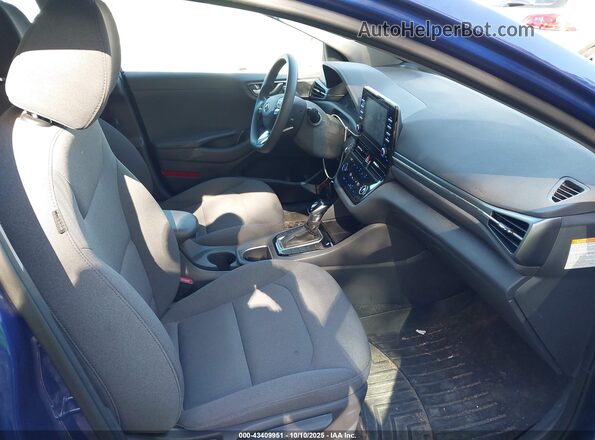 KMHC65LC8LU206898 2020 HYUNDAI IONIQ HYBRID Синий Вид салона спереди