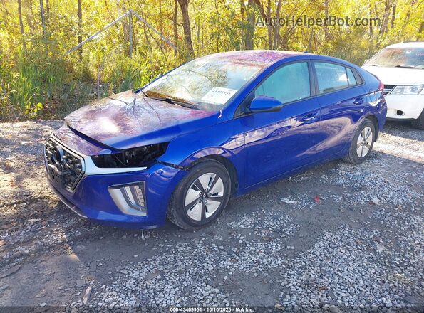 KMHC65LC8LU206898 2020 HYUNDAI IONIQ HYBRID Синий Передняя левая четверть