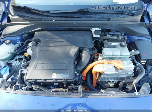 KMHC65LC8LU206898 2020 HYUNDAI IONIQ HYBRID Синий Вид сзади