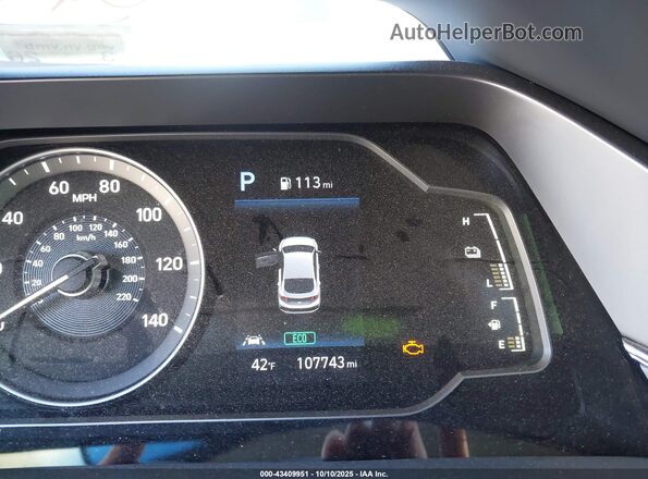 KMHC65LC8LU206898 2020 HYUNDAI IONIQ HYBRID Синий 