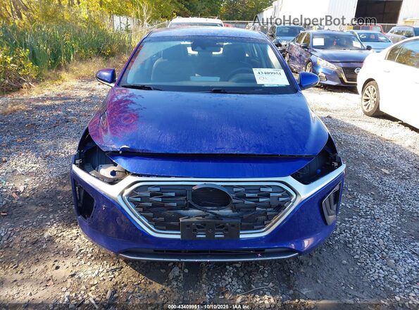 KMHC65LC8LU206898 2020 HYUNDAI IONIQ HYBRID Синий Вид щитка приборов