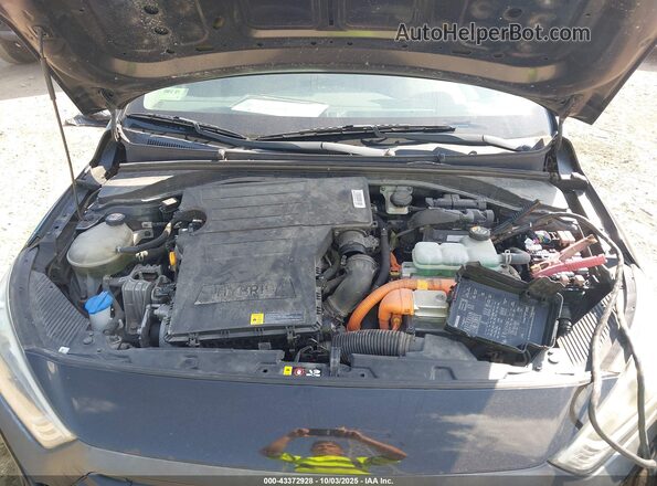 KMHC65LC9JU064235 2018 HYUNDAI IONIQ HYBRID Black Widok z tyłu