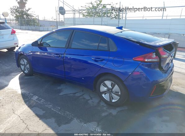 KMHC65LCXKU168802 2019 HYUNDAI IONIQ HYBRID Blue Tył lewy