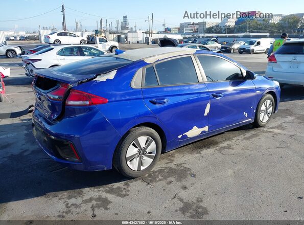 KMHC65LCXKU168802 2019 HYUNDAI IONIQ HYBRID Blue Tył prawy