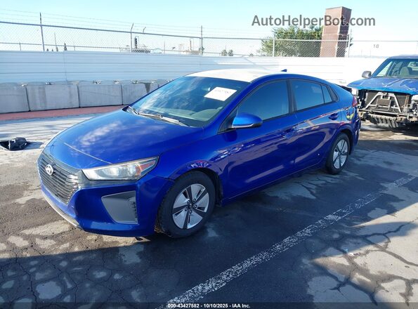 KMHC65LCXKU168802 2019 HYUNDAI IONIQ HYBRID Blue Przód lewy
