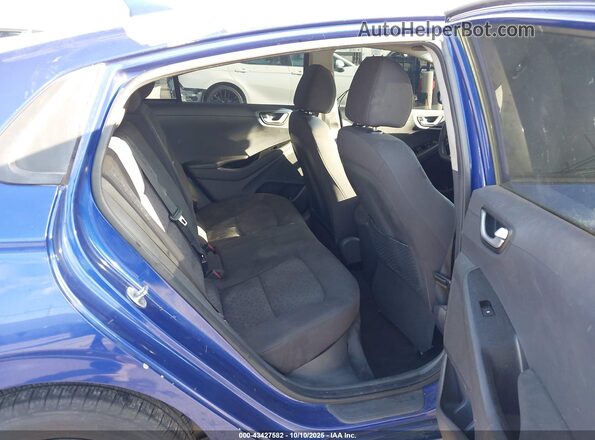 KMHC65LCXKU168802 2019 HYUNDAI IONIQ HYBRID Blue Widok naklejki z numerem VIN