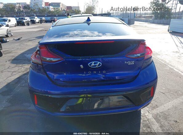 KMHC65LCXKU168802 2019 HYUNDAI IONIQ HYBRID Blue Widok z przodu