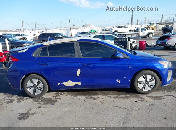KMHC65LCXKU168802 2019 HYUNDAI IONIQ HYBRID Blue Widok wnętrza 360 stopni