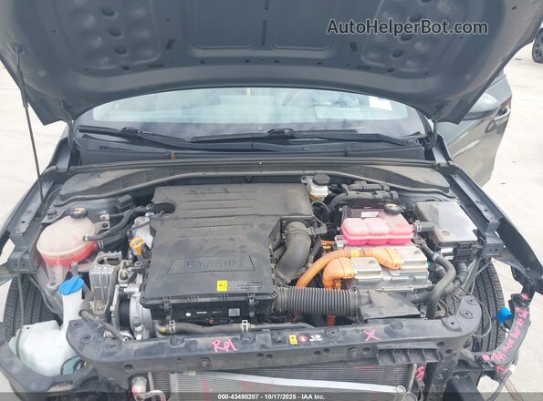 KMHC65LCXNU281315 2022 HYUNDAI IONIQ HYBRID Gray უკანა ხედი