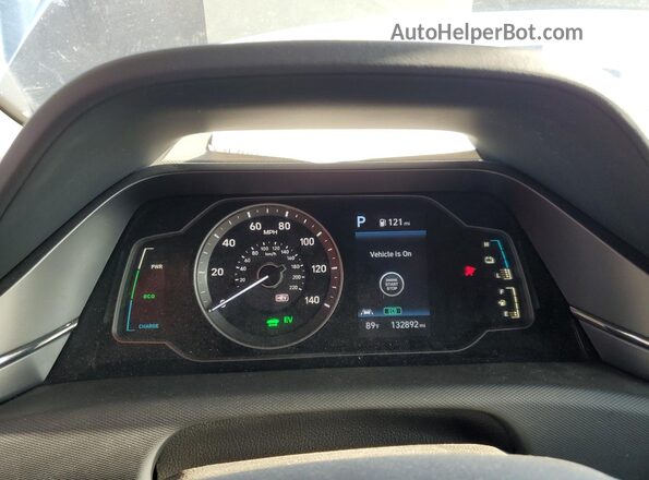 KMHC65LD0MU255023 2021 HYUNDAI IONIQ Black ხელსაწყოთა პანელის ხედი