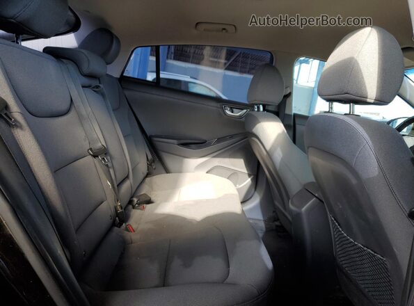 KMHC65LD0MU255023 2021 HYUNDAI IONIQ Black უკანა სავარძლების ხედი