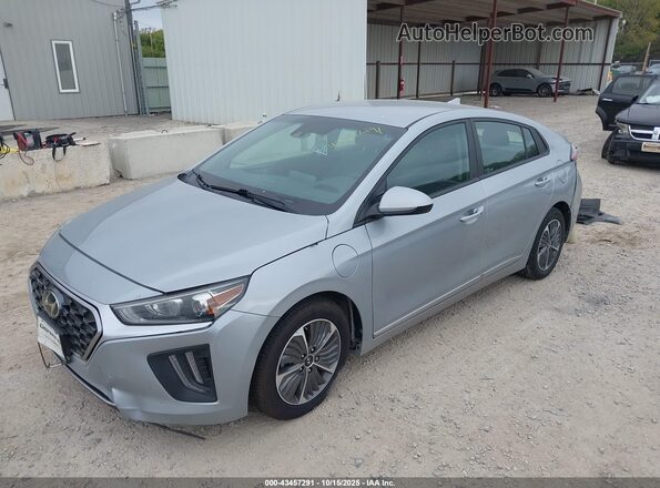 KMHC65LD2NU272519 2022 HYUNDAI IONIQ PLUG-IN HYBRID Silver Передня ліва чверть