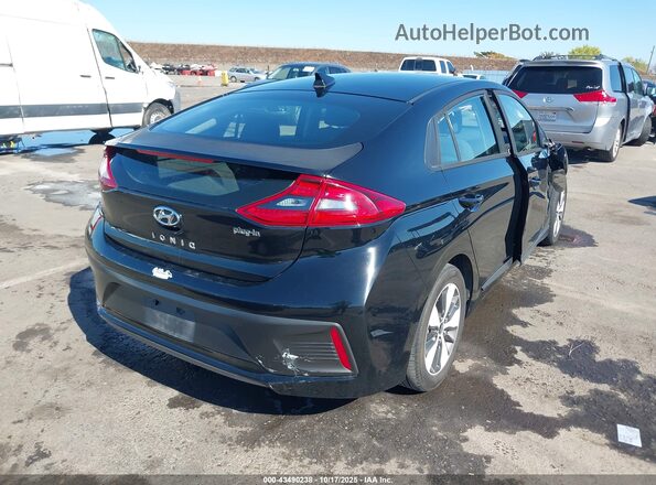 KMHC65LD3KU111463 2019 HYUNDAI IONIQ PLUG-IN HYBRID Black Задня права чверть
