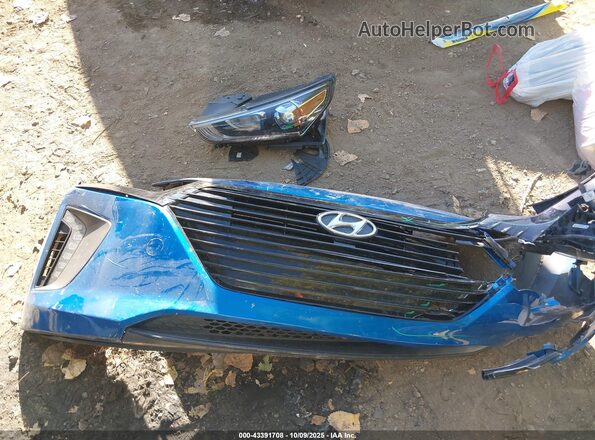 KMHC75LC1HU018955 2017 HYUNDAI IONIQ HYBRID Blue Սարքավորումների վահանակի տեսք