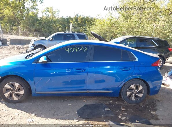 KMHC75LC1HU018955 2017 HYUNDAI IONIQ HYBRID Blue 