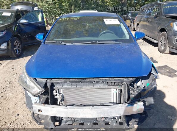 KMHC75LC1HU018955 2017 HYUNDAI IONIQ HYBRID Blue Սալոնի հետևի տեսք