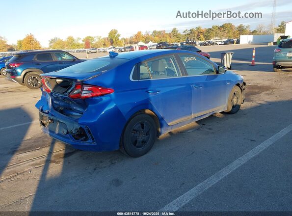 KMHC75LC1HU045752 2017 HYUNDAI IONIQ HYBRID Blue Հետևի աջ