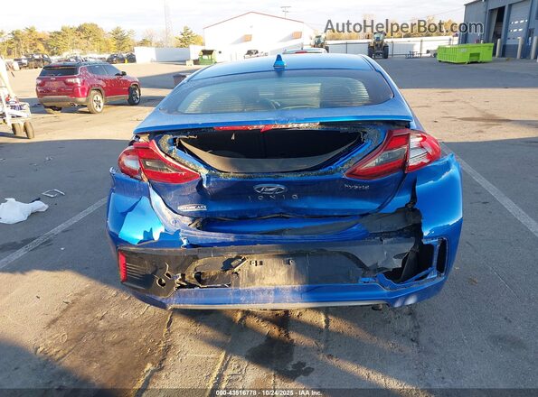 KMHC75LC1HU045752 2017 HYUNDAI IONIQ HYBRID Blue Դիմացի տեսք