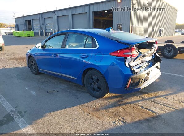 KMHC75LC1HU045752 2017 HYUNDAI IONIQ HYBRID Blue Հետևի ձախ