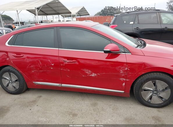 KMHC75LC1NU275853 2022 HYUNDAI IONIQ HYBRID Maroon Դիմացի տեսք