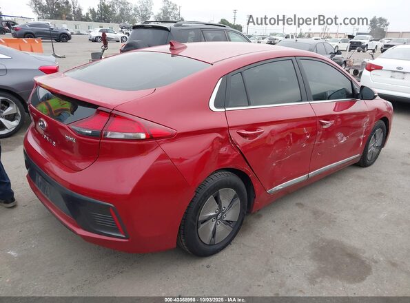 KMHC75LC1NU275853 2022 HYUNDAI IONIQ HYBRID Maroon Հետևի աջ