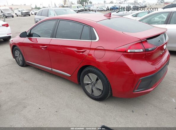 KMHC75LC1NU275853 2022 HYUNDAI IONIQ HYBRID Maroon Հետևի ձախ