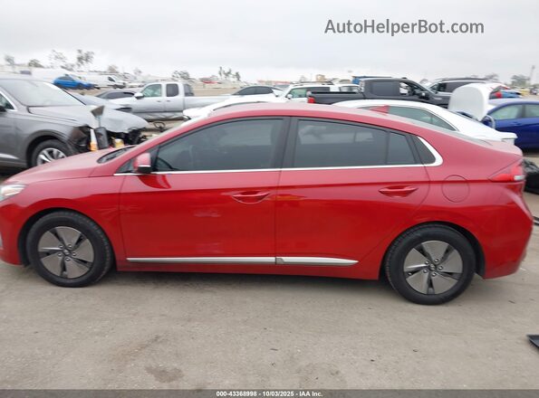 KMHC75LC1NU275853 2022 HYUNDAI IONIQ HYBRID Maroon Սալոնի 360 աստիճան տեսք