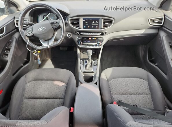 KMHC75LC2JU060119 2018 HYUNDAI IONIQ White 