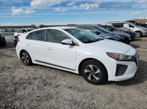 KMHC75LC2JU060119 2018 HYUNDAI IONIQ White 