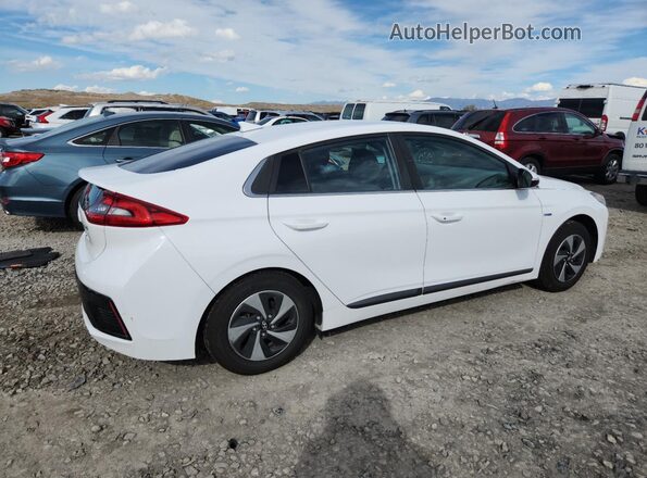 KMHC75LC2JU060119 2018 HYUNDAI IONIQ White 