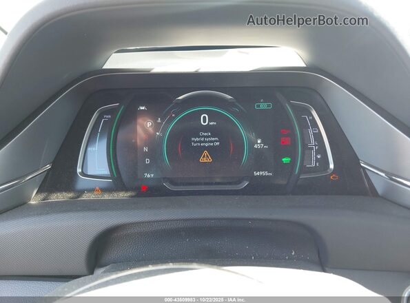 KMHC75LC3LU231575 2020 HYUNDAI IONIQ HYBRID Silver Rear seats view