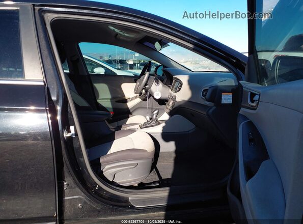 KMHC75LC4HU024667 2017 HYUNDAI IONIQ HYBRID Black Vista interior delantera